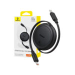 کابل تبدیل TYPE C به TYPE C بیسوس مدل BASEUS FREE2PULL MINI CHARGING 60W به طول 1 متر