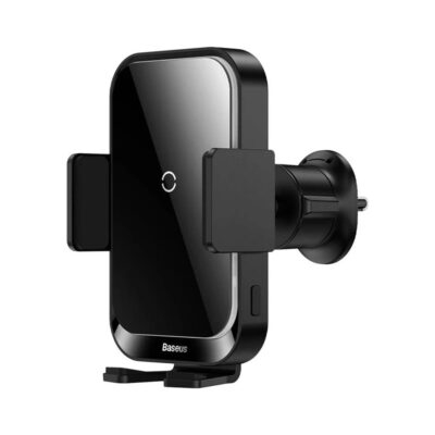 پایه نگهدارنده و شارژر بی سیم بیسوس مدل BASEUS HALO ELECTRIC WIRELESS CHARGING CAR MOUNT 15W