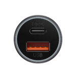 شارژر فندکی 60 وات بیسوس مدل BASEUS GOLDEN CONTACTOR MAX DUAL FAST CHARGER U+C