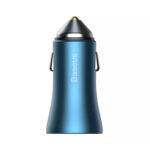 شارژر فندکی 40 وات بیسوس مدل BASEUS GOLDEN CONTACTOR PRO DUAL QUICK CHARGER CAR CHARGER U+C 40W