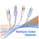 کابل TYPE-C TO TYPE-C بیسوس مدل BASEUS EXPLORER SERIES FAST CHARGING CABLE WITH SMART TEMPERATURE CONTROL 100W