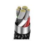 کابل USB-C به LIGHTNING بیسوس مدل BASEUS EXPLORER SERIES AUTO POWER OFF FAST CHARGING DATA CABLE 20W به طول 2 متر