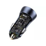 شارژر فندکی 40 وات بیسوس مدل BASEUS GOLDEN CONTACTOR PRO DUAL QUICK CHARGER CAR CHARGER U+C 40W