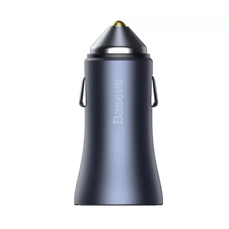شارژر فندکی 40 وات بیسوس مدل BASEUS GOLDEN CONTACTOR PRO DUAL QUICK CHARGER CAR CHARGER U+C 40W