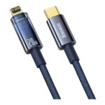 کابل USB-C به LIGHTNING بیسوس مدل BASEUS EXPLORER SERIES AUTO POWER OFF FAST CHARGING DATA CABLE 20W به طول 2 متر