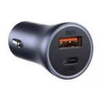 شارژر فندکی 40 وات بیسوس مدل BASEUS GOLDEN CONTACTOR PRO DUAL QUICK CHARGER CAR CHARGER U+C 40W