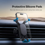 پایه نگهدارنده موبایل بیسوس مدل BASEUS STABLE GRAVITATIONAL CAR MOUNT AIR (AIR OUTLET VERSION)