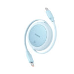 کابل تبدیل TYPE C به TYPE C بیسوس مدل BASEUS FREE2PULL MINI CHARGING 60W به طول 1 متر