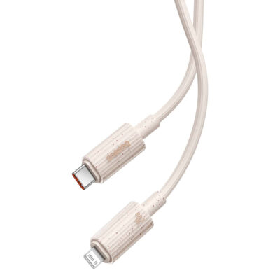 کابل تبدیل USB-C به LIGHTNING بیسوس مدل BASEUS HABITAT SERIES FAST CHARGING CABLE TYPE-C TO IP 20W به طول 2 متر