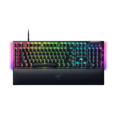 کیبورد گیمینگ ریزر مدل RAZER BLACKWIDOW V4-YELLOW SWITCH