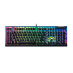 کیبورد گیمینگ ریزر مدل RAZER BLACKWIDOW V4 X FORTNITE EDITION _ YELLOW SWITCH