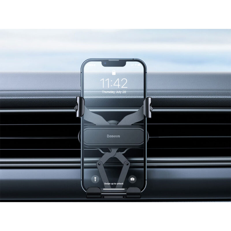 پایه نگهدارنده موبایل گرانشی داخل خودرو بیسوس مدل BASEUS STABLE GRAVITATIONAL CAR MOUNT LITE
