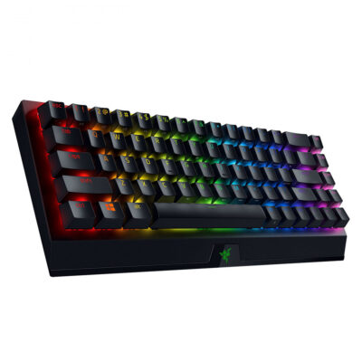 کیبورد گیمینگ ریزر مدل RAZER BLACKWIDOW V3 MINI HYPERSPEED – YELLOW SWITCH