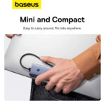 هاب 5 پورت USB-C بیسوس مدل BASEUS ULTRAJOY SERIES