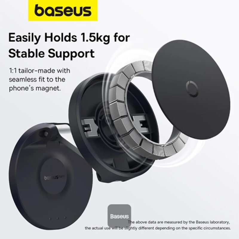 پایه نگهدارنده موبایل بیسوس مدل BASEUS MAGPRO MAGNETIC FOLDABLE PHONE MOUNT