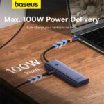 هاب 5 پورت USB-C بیسوس مدل BASEUS ULTRAJOY SERIES