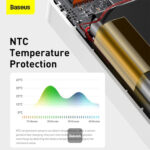 پاوربانک 30000 میلی آمپری بیسوس مدل BASEUS BIPOW DISPLAY FAST CHARGE POWER BANK 30000MAH 20W