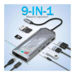 هاب 9 پورت USB ردراگون مدل REDRAGON CRUX-UCA9