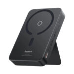 پاوربانک مگنتی 5000 میلی آمپر ساعتی بیسوس مدل BASEUS MAGPRO POWER BANK PRO MAGNETIC BRACKET WIRELESS FAST CHARGING 5000MAH 20W