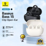 نقد و بررسی هندزفری بلوتوث بیسوس مدل BASEUS BASS 15 CLIP OPEN-EAR