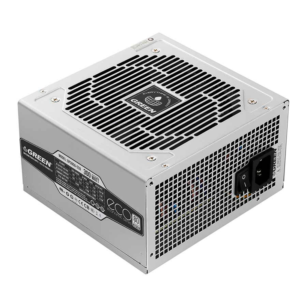 پاور کامپیوتر گرین 300 وات مدل POWER GREEN GP300A-ECO