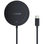 شارژر بی سیم 15 وات بیسوس مدل BASEUS SLIMPLE MINI4 MAGNETIC WIRELESS CHARGING STAND QI2 UNIVERSAL 15W