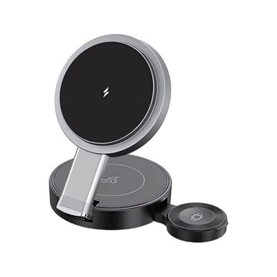 شارژر بی سیم مگنتی سه کاره یوسمز مدل USAMS US-CD234