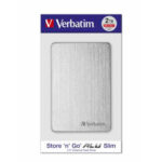هارد اکسترنال ورباتیم مدل VERBATIM STORE N GO ALU SLIM با ظرفیت 2 ترابایت
