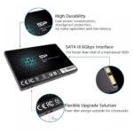 حافظه SSD اینترنال سیلیکون پاور مدل SILICON POWER SLIM S55 با ظرفیت 120 گیگابایت
