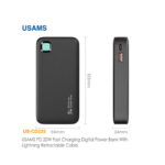 پاوربانک 10000 میلی آمپری یوسمز مدل USAMS US-CD225