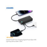 پاوربانک 10000 میلی آمپری یوسمز مدل USAMS US-CD225