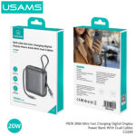 پاوربانک 10000 میلی آمپری یوسمز مدل USAMS US-CD240