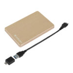 هارد اکسترنال ورباتیم مدل VERBATIM STORE N GO ALU SLIM با ظرفیت 1 ترابایت