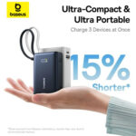 پاوربانک 10000 میلی آمپری بیسوس مدل BASEUS PICOGO 45W
