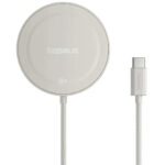 شارژر بی سیم 15 وات بیسوس مدل BASEUS SLIMPLE MINI4 MAGNETIC WIRELESS CHARGING STAND QI2 UNIVERSAL 15W