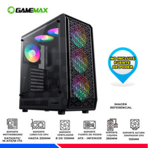 نقد و بررسی کیس کامپیوتر گیم مکس مدل GAMEMAX FORGE AB