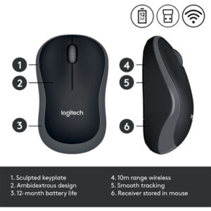 نقد و بررسی موس بی سیم لاجیتک مدل LOGITECH M185
