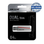 فلش مموری 64 گیگابایتی هایکسمی مدل HIKSEMI FLASH DRIVE DUAL SLIM-E307C 64GB USB3.2