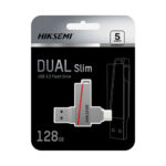 فلش مموری 128 گیگابایتی هایکسمی مدل HIKSEMI FLASH DRIVE DUAL SLIM-E307C 128GB USB3.2