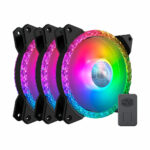 فن کیس کولرمستر مدل COOLER MASTER MASTERFAN MF120 PRISMATIC - 3 IN 1