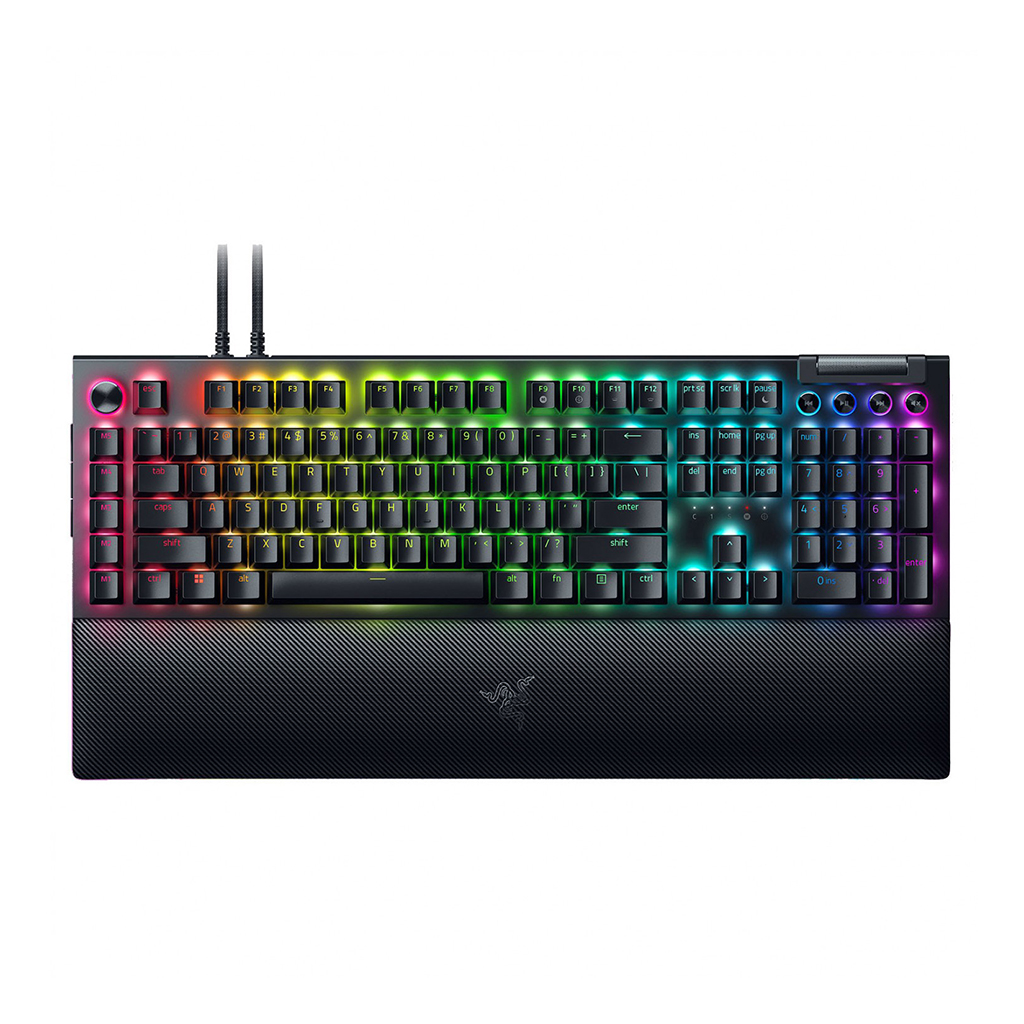 کیبورد گیمینگ ریزر مدل RAZER BLACKWIDOW V4 PRO