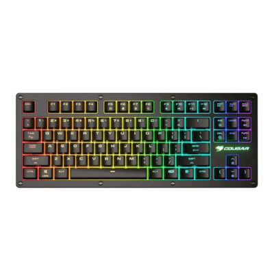 کیبورد گیمینگ مکانیکال کوگر گرین مدل COUGAR GREEN PURI TKL RGB