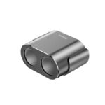 شارژر و مبدل فندکی فست شارژ ماشین 80 وات بیسوس مدل BASEUS HIGH EFFICIENCY ONE TO TWO CIGARETTE LIGHTER