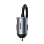 شارژر فندکی 4 پورت 120 وات بیسوس مدل BASEUS SHARE TOGETHER CAR CHARGER