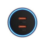 شارژر فندکی 60 وات بیسوس مدل BASEUS GOLDEN CONTACTOR MAX DUAL FAST CHARGE