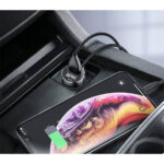 شارژر و مبدل فندکی فست شارژ ماشین 80 وات بیسوس مدل BASEUS HIGH EFFICIENCY ONE TO TWO CIGARETTE LIGHTER