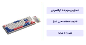 نقد و بررسی کیبورد و موس بی سیم لاجی کی مدل LOGIKEY KM329W