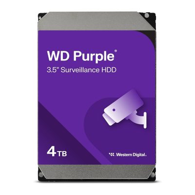 هارد دیسک اینترنال وسترن دیجیتال مدل WESTERN DIGITAL PURPLE WD43PURZ ظرفیت 4 ترابایت