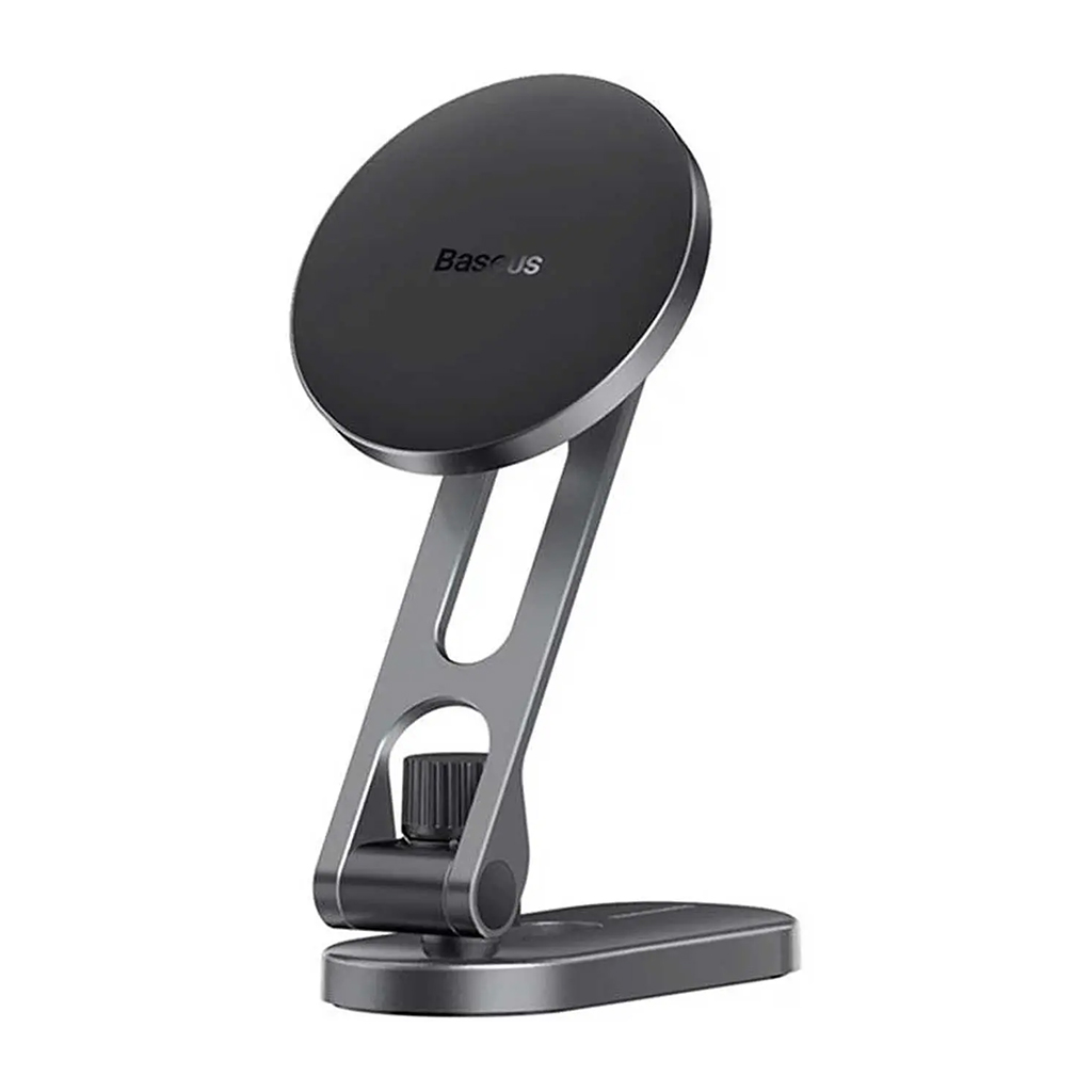 پایه نگهدارنده گوشی موبایل بیسوس مدل BASEUS T-SPACE SERIES FOLDING METAL CAR MOUNT MAGNETIC