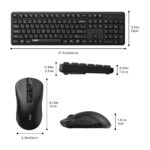 کیبورد و موس بی سیم رپو مدل RAPOO X2100